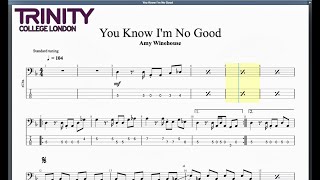 You Know I'm No Good Trinity Grade 4 Bass