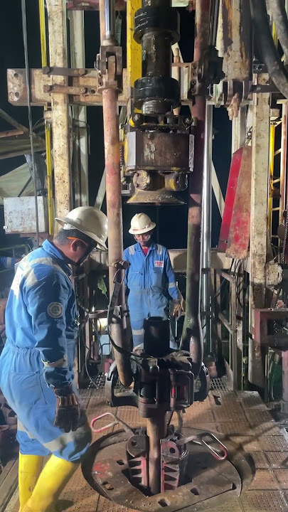 Conection drill pipe, pengeboran minyak riau #subscribe #shortvideo #onshore #floorman