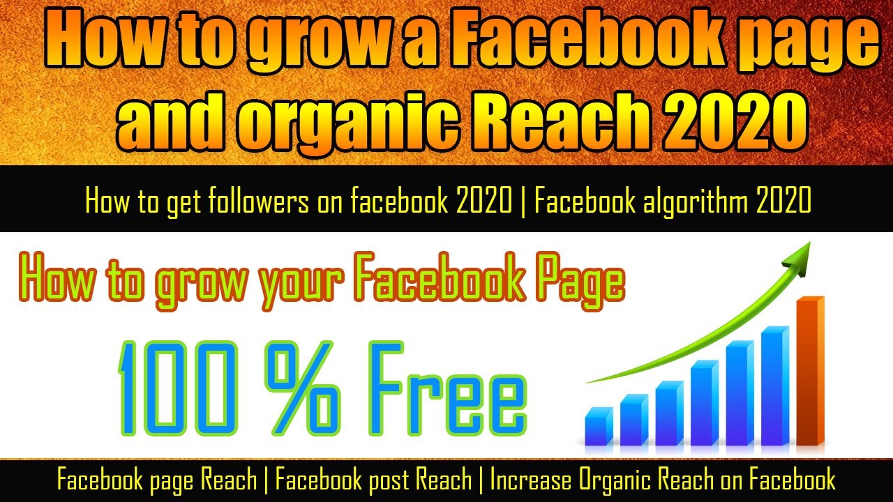 Facebook Organic Algorithm How to grow a Facebook page and organic Reach 2020 | Facebook algorithm ...
