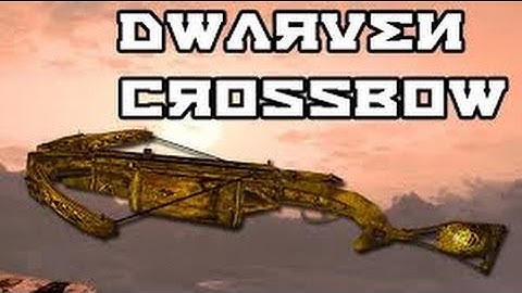 Skyrim: How To Get The Dwarven Crossbow/Gameplay
