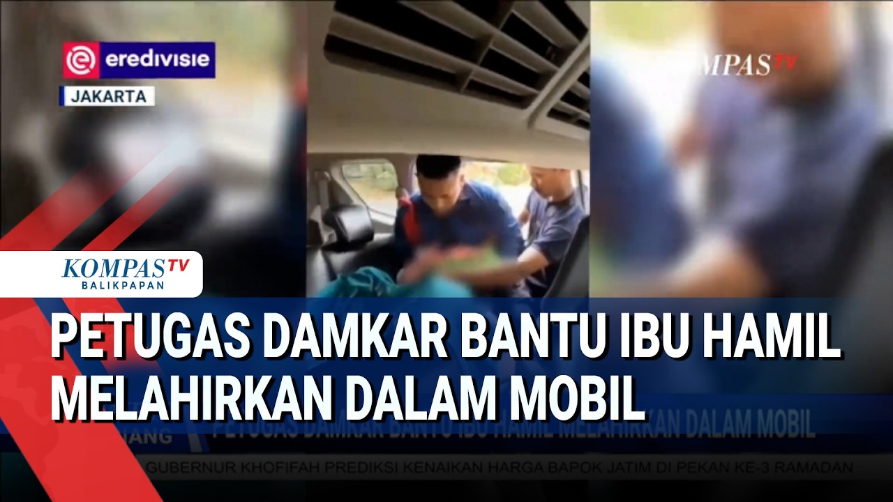 Petugas Damkar Bantu Ibu Hamil Melahirkan Dalam Mobil