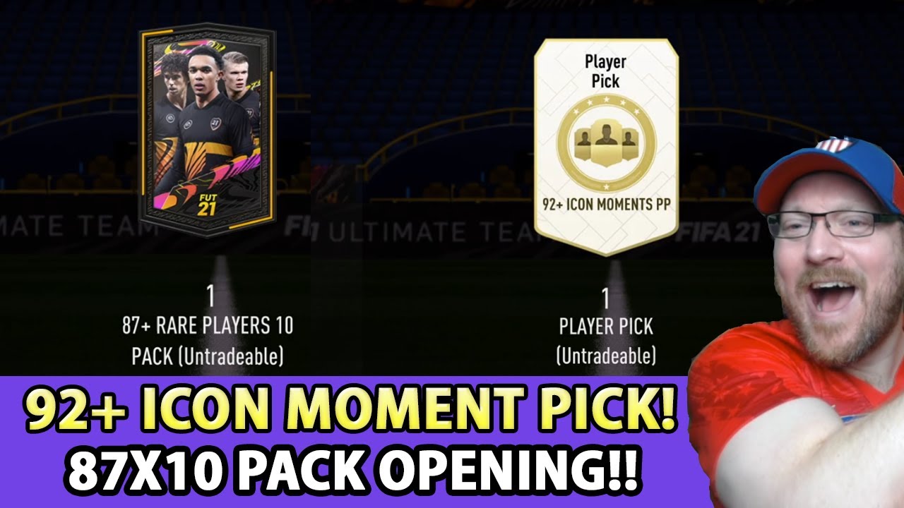 Icon Swaps 92+ Moments Player Pick 😱 87x10 Pack Opening - League Of Your Own Objectives FIFA 21 ⚽