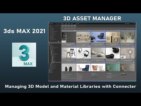 Creative 3D Assets Management for 3ds max 2021 With Connector