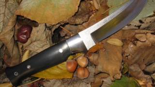 Making a Buffalo Horn Handle for a Tocci Hunting Knife