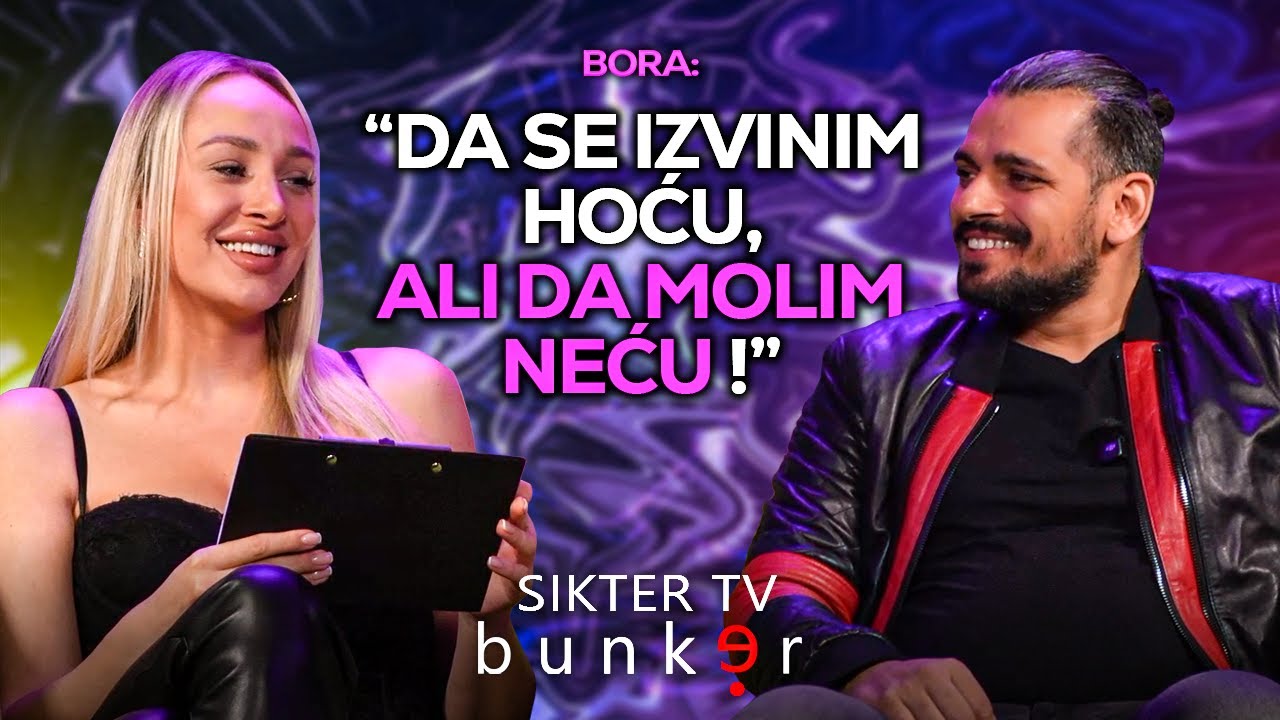 b u n k e r - DA SE IZVINIM HOĆU, DA MOLIM NEĆU! Bora Santana