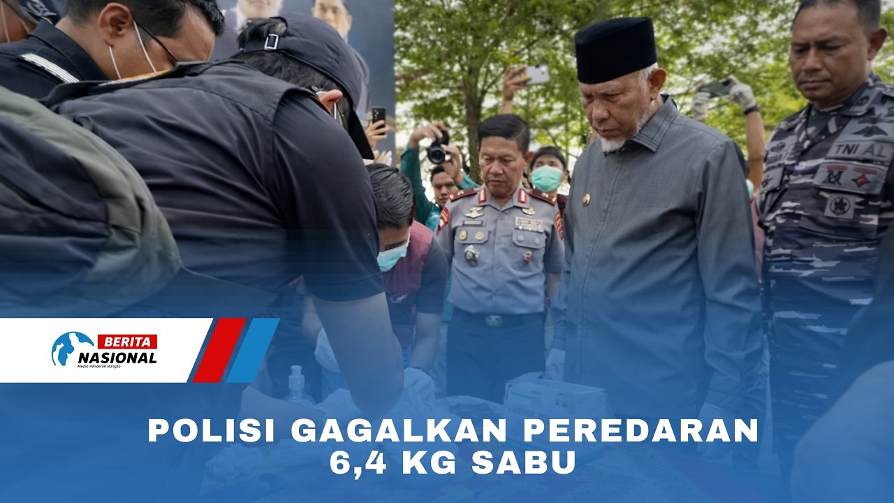 Polisi Gagalkan Peredaran 6,4 KG S4bu
