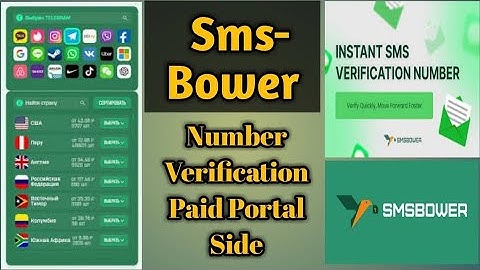 SmsBower Number Verification Paid  Portal Side | OTP Side Verify | Code Verification Number Pannel