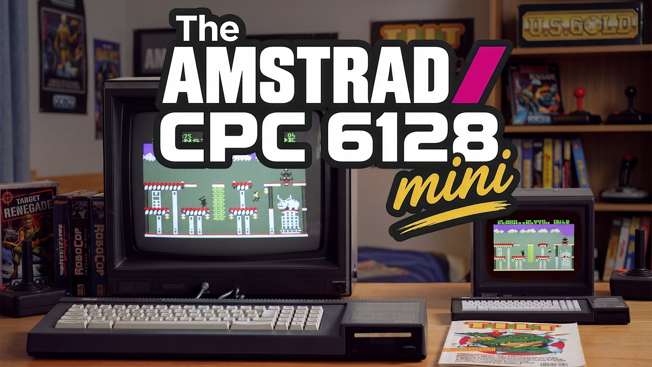 🔦 Amstrad CPC 6128 Mini – Functional Raspberry Pi Zero Case or