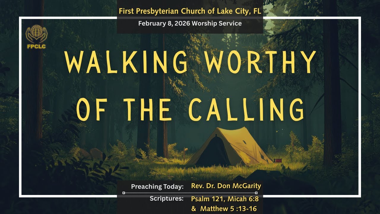 February 8, 2026 Scout Sunday Worship Service- First Presbyterian Church of Lake City, Fl (1)