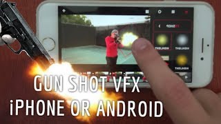 How to Gun Shot VFX With Your Smartphone! Filmmaking Mobile! screenshot 5