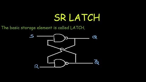 SR Latch | NAND and NOR SR LATCH | DIGITAL ELECTRONICS | LOGIC CIRCUIT DESIGN  | KTU