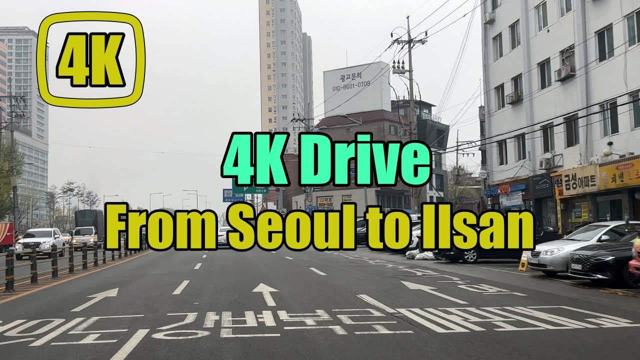 4K Drive: The Insane Journey from Seoul to Ilsan with Music