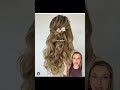 🤍 what I told my bridal hairstylist and the inspiration I showed her for a whimsical half-up