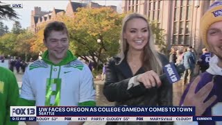 UW vs. Oregon College GameDay: Hilarious interview