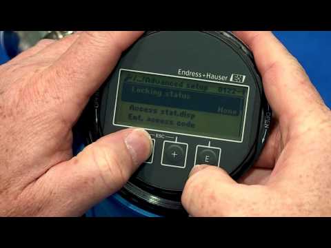 Configuration backup to display with Levelflex FMP5x