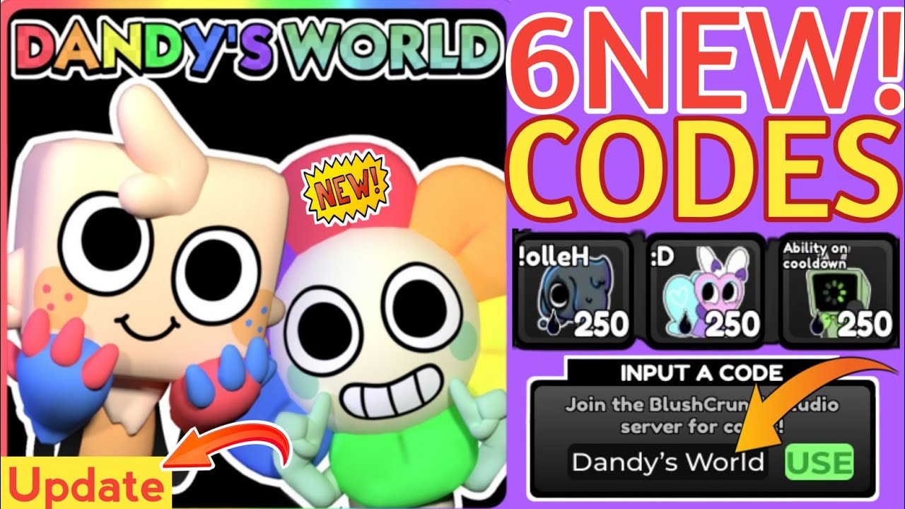 FRESH DANDY S WORLD ROBLOX CODES FEBRUARY 2026 DANDY S WORLD 