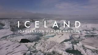 Iceland: Jökulsárlón Glacier Lagoon By Drone (4K)
