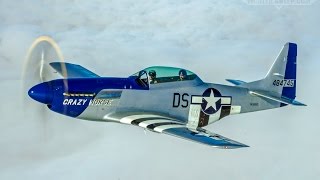 Flying aerobatics in P-51 Mustang &quot;Crazy Horse&quot; (Pilot-in-Command: Michael McCafferty)