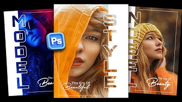 Poster Design in Photoshop | Modern Graphic Design Ideas for Beginners 2025