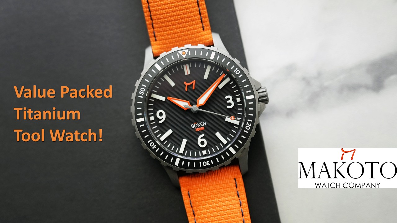 Makotoです！ An Impressive Titanium Tool Watch! The Makoto BOKEN (aka Adventure