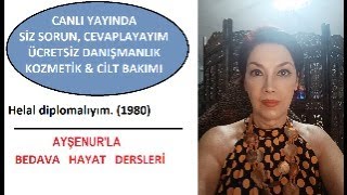 Kozmetik Ve Cilt Bakımıyla Ilgili Tüm Sorularınızı Cevaplamak Için Canlı Yayındayım