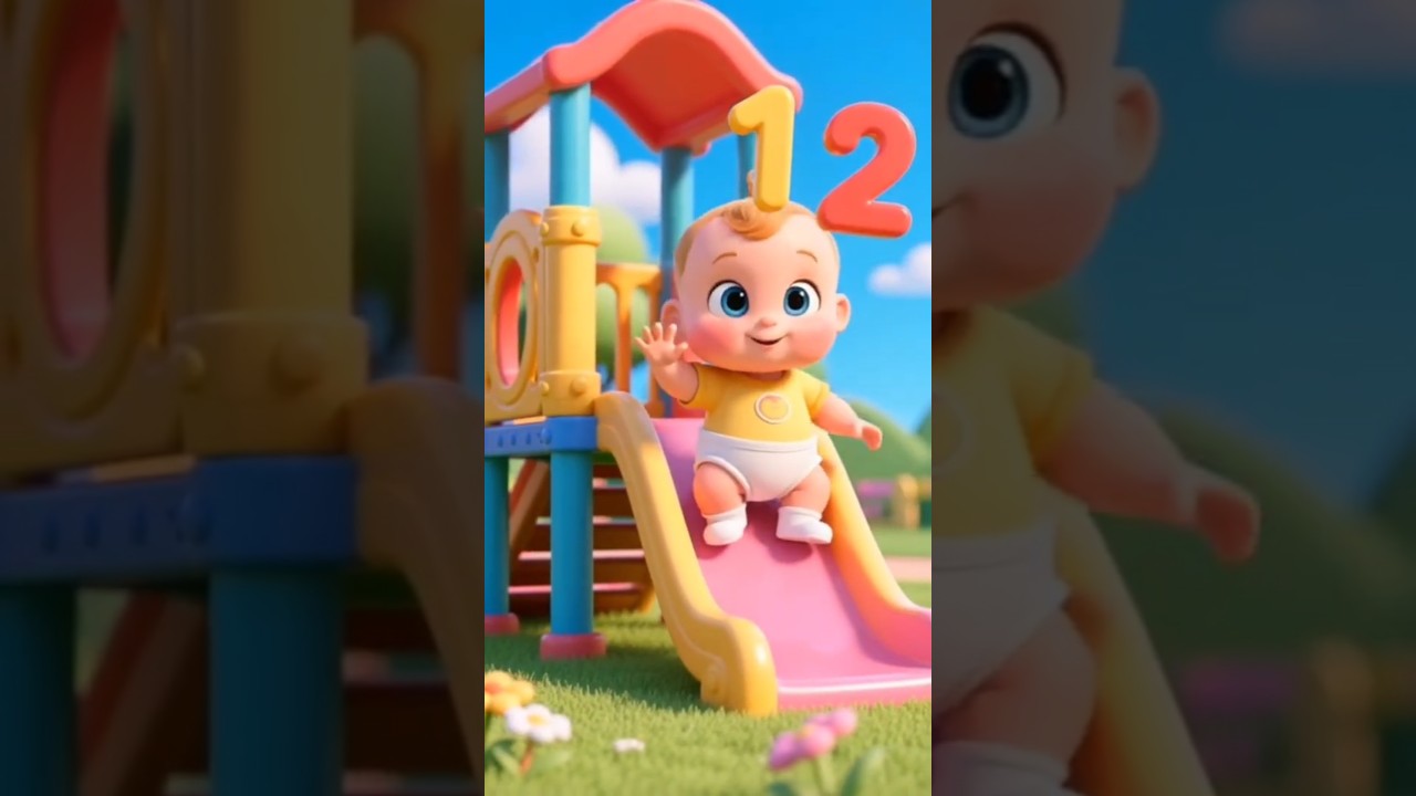 Baby’s Fun Number Adventure! | Learn 1-2-3! | With Slide | Youtube Kids 