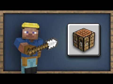 Bench making Minecraft trophy - YouTube