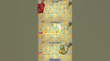 Pvz 2 -Pyre Vine level 1, max, mastery 200 Vs Egypt gargantuar