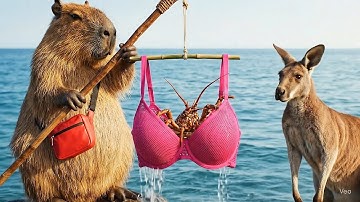 Capybara Tinh Nghịch | capy dũng cảm giúp người bị lật tàu ❤️ và sinh tồn trên đảo bí ẩn