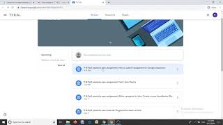How to submit assignment program in Google Classroom