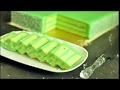 cara membuat Kek pandan layer yang gebu dan sedap. (masak cara saya)
