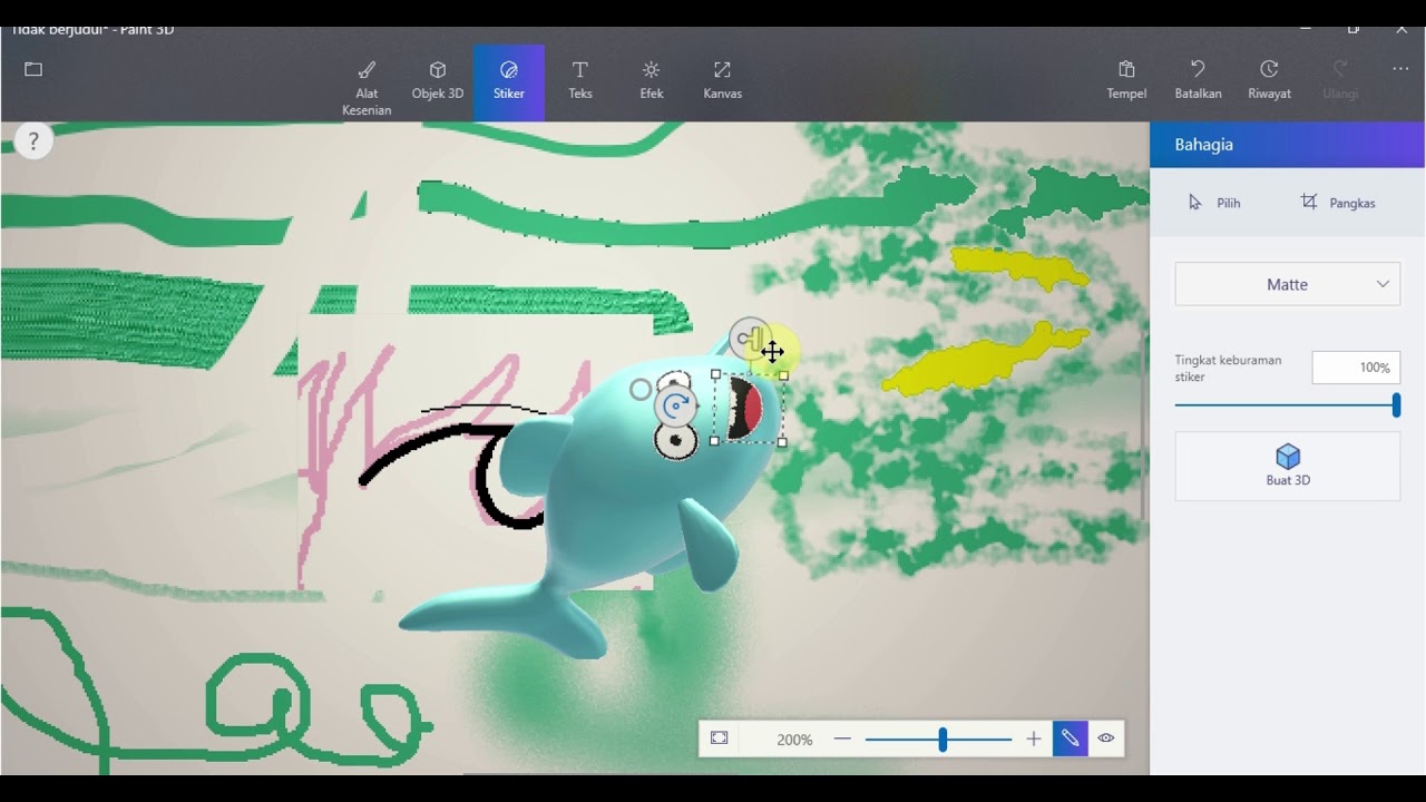 Tutorial Menggambar Menggunakan Paint  3D YouTube