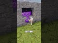 This Creeper Nether Portal Actually Opens Its Mouth 😳🔥 #minecraft #minecrafttutorial