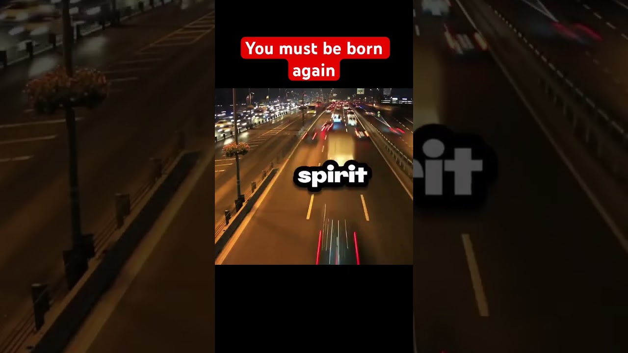 You must be born again 