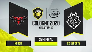 CS:GO - G2 Esports vs. Heroic [Nuke] Map 2 - ESL One Cologne 2020 - Semifinal - EU