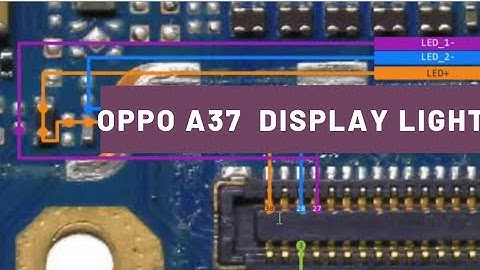 oppo a37 qualcomm display light problem~a37 no display light only vibration 1000% working solution||