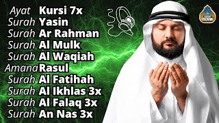 The heart touching voice of Ayat Kursi 7x,Surah Yasin,Ar Rahman,Waqiah,Al Mulk,Kahfi,Ikhlas,Falaq...