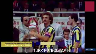 1983 1984 Fenerbahçe Trabzonspor Cumhurbaşkanlığı Kupası Maçı