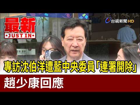 Interview with Shen Po-yang: "Collective Signatures for Expulsion" by KMT Central Committee Membe...