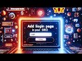 How to add login page in your Src | src modify kaise kare @DESIMODDER