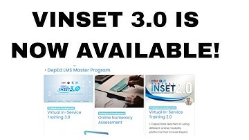 VINSET 3.0 REGISTRATION AND ENROLLMENT.
