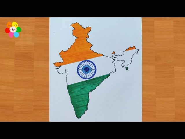 doodle freehand drawing of india map. 4504536 Vector Art at Vecteezy