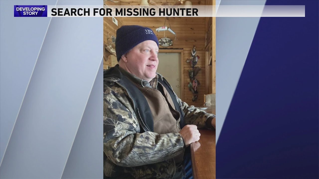Search resumes for missing hunter in unincorporated Lake Villa - YouTube