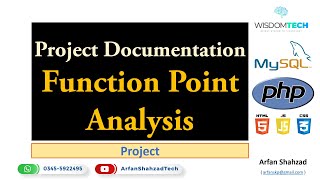 Function Point Analysis by Arfan Shahzad in Urdu