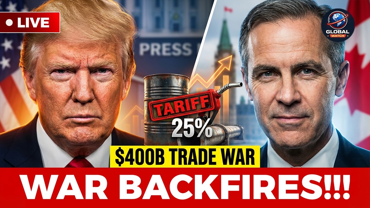 Trump DECLARES WAR On Canada — $400B Trade Fight BACKFIRES