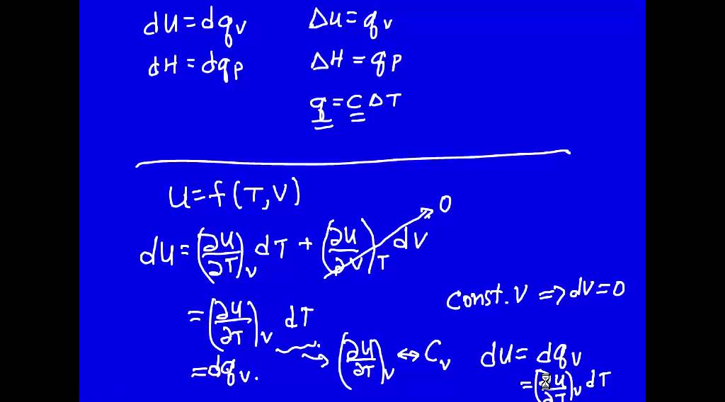 Enthalpy internal energy heat capacity YouTube