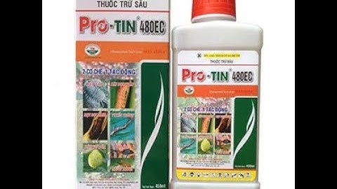 PRO TIN 480EC — THUỐC ĐẶC TRỊ MỌT ĐỤC CÀNH, SÂU ĐỤC THÂN, TUYẾN TRÙNG