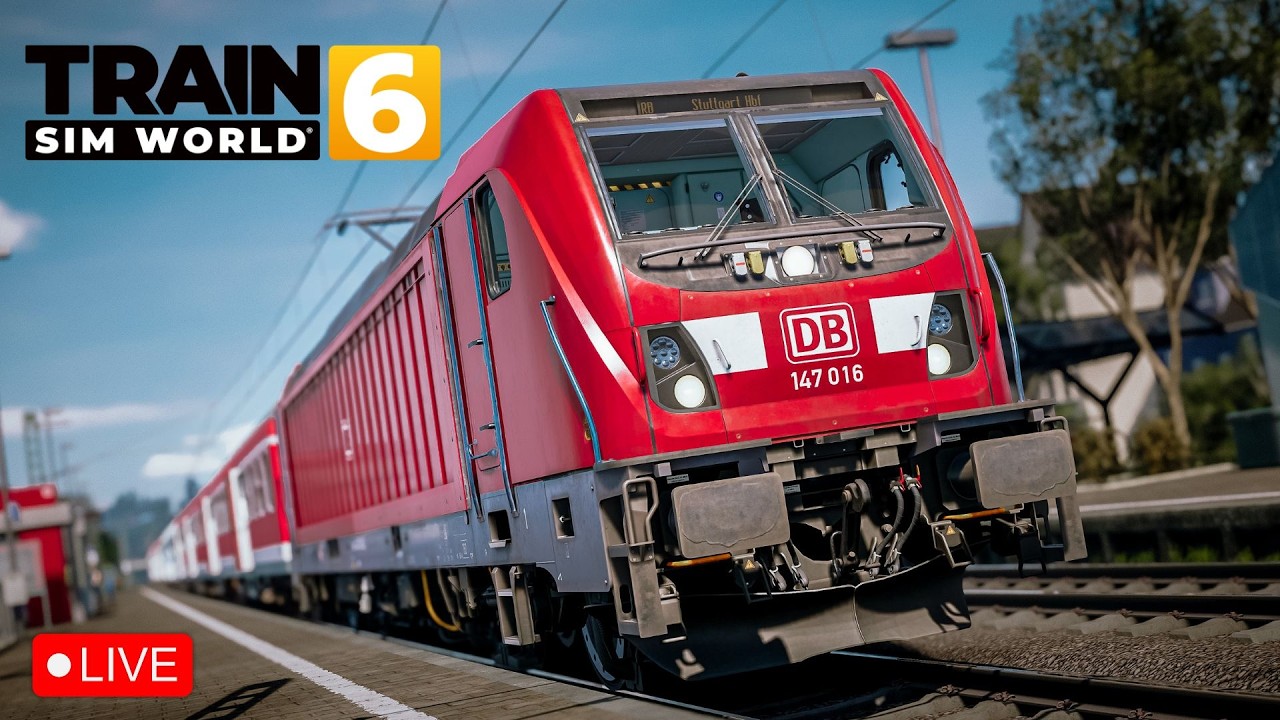 PREVIEW: BR 147 TRAXX AC3: RB nach Stuttgart Hbf! | TRAIN SIM WORLD 6 #50
