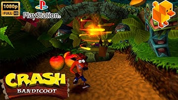 Crash Bandicoot PS1 HD Gameplay (DuckStation)