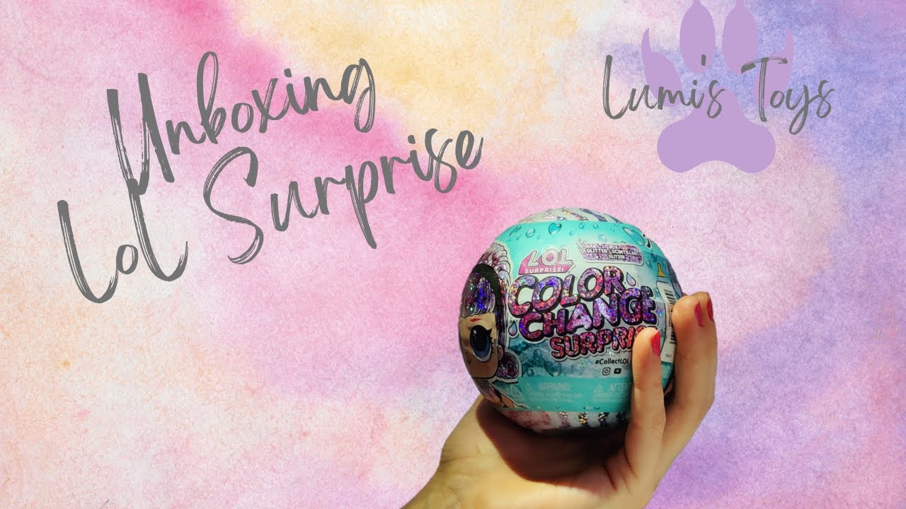 LOL Surprise Color Change Glitter Hair Unboxing! 1 ASMR YouTube